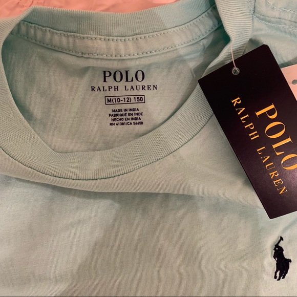 Turquoise Ralph Lauren Polo T-Shirt - Picture 2 of 4